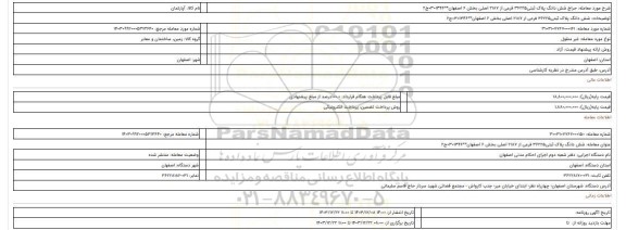 مزایده، شش دانگ پلاک ثبتی36225 فرعی از 2187 اصلی بخش 6 اصفهان**0301346ج2