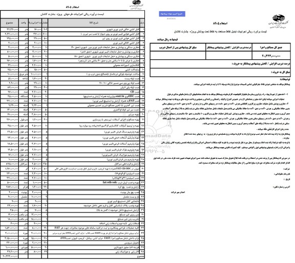 استعلام اجراییات تبدیل نقاط مستعد به نقاط تحت پوشش پروژه 