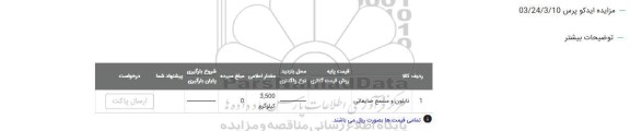 مزایده نایلون و مشمع ضایعاتی