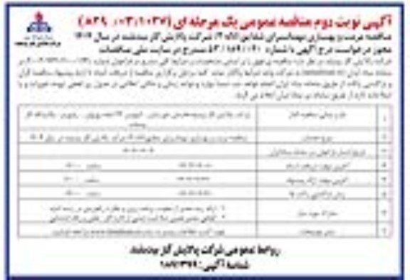 مناقصه مرمت و بهسازی مهمانسرای شقایق (لاله 3) - نوبت دوم 