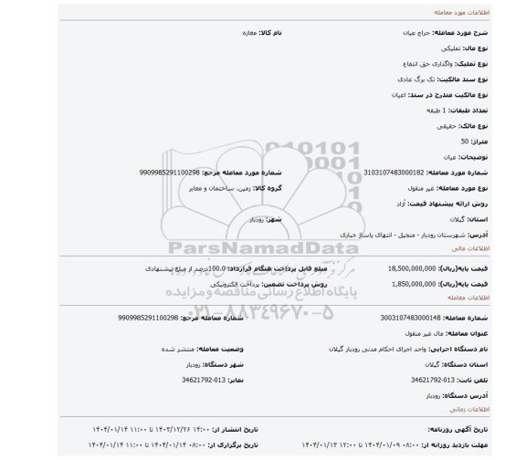 مزایده، عیان