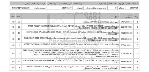 استعلام بیرینگها