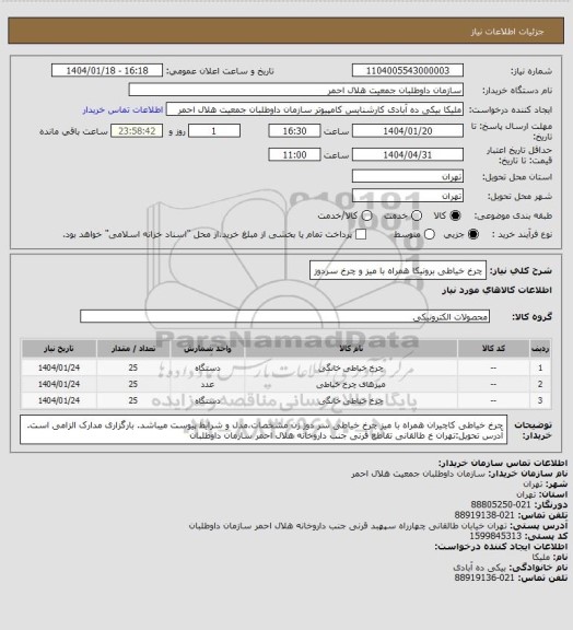 استعلام چرخ خیاطی برونیکا همراه با میز و چرخ سردوز