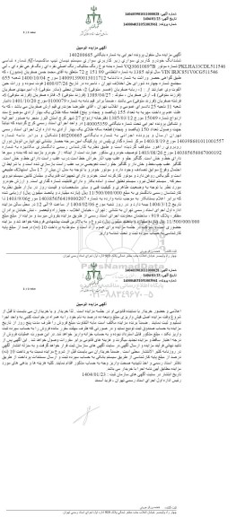 مزایده یک دستگاه خودرو نیسان تیپ ماکسیما