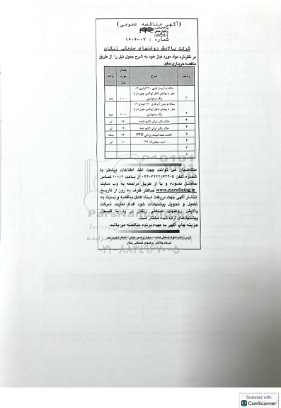 استعلام بشکه نو آرم دار فلزی و...