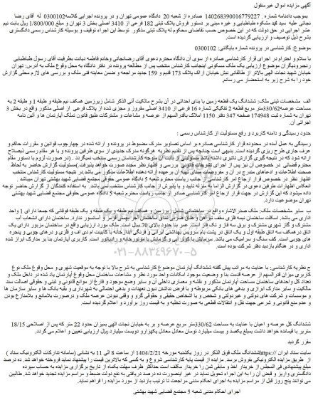 مزایده ششدانگ آپارتمان