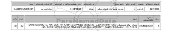 استعلام ناودانی