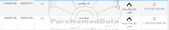استعلام کلید سلکتوری و ... 