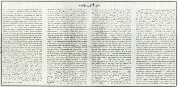 مزایده یک قطعه خانه با کاربری مسکونی به مساحت 306.3 مترمربع