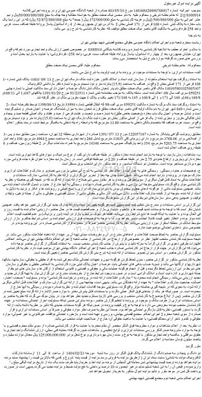 مزایده یک واحد تجاری