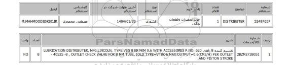 استعلام DISTRIBUTER