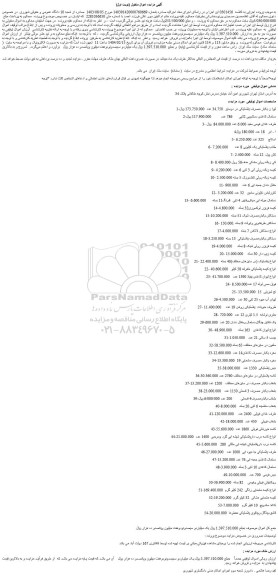 مزایده لیوان یکبار مصرف پلاستیکی در دوسایز  34.750 عدد و...