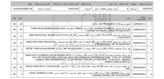استعلام بیرینگها