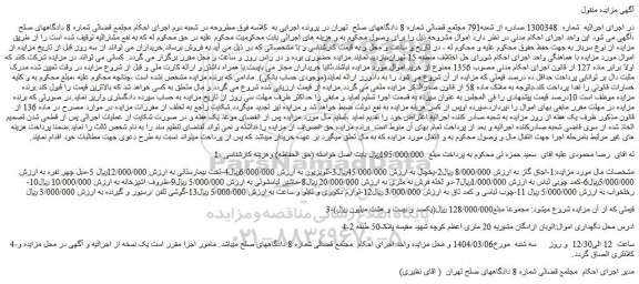 مزایده اجاق گاز و...