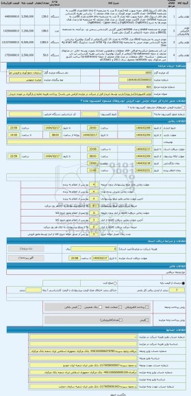 مزایده ، لوازم کامپیوتری(انبار ویژه)-بازدید توسط خریدار قبل از شرکت در مزایده الزامی می باشد)- پرداخت هزینه تخلیه و بارگیری بر ع