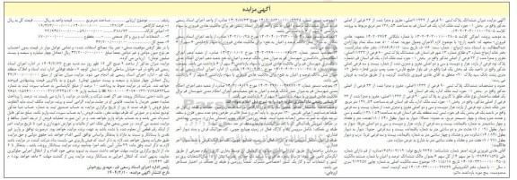 مزایده ششدانگ پلاک ثبتی 90 فرعی از 11232 اصلی مفروز