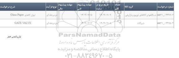 استعلام لیوان کاغذی Glass Paper