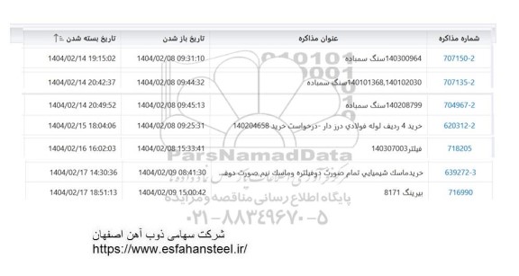 استعلام سنگ سمباده...