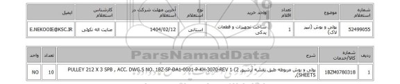 استعلام پولی و بوش (تیپر لاک)