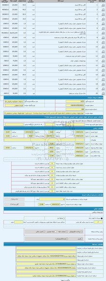مزایده ،  انواع ظروف سوختی و ضایعاتی (دارای هزینه کارشناسی که به عهده خریدار میباشد)