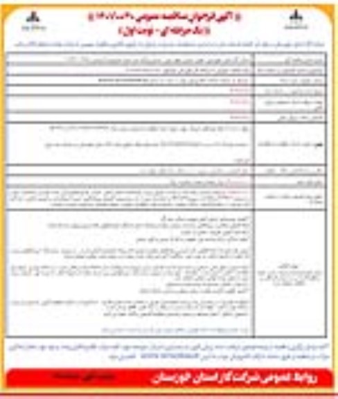 مناقصه عمومی ارتقا حفاظت فیزیکی 8 ایستگاه گاز