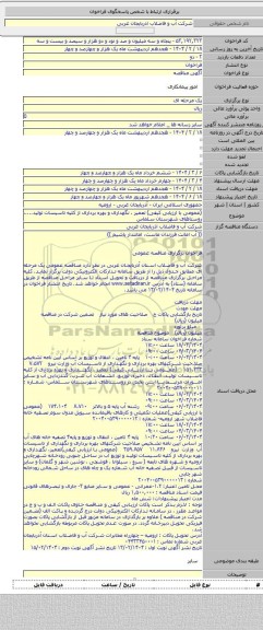 مناقصه, (عمومی با ارزیابی کیفی) تعمیر ، نگهداری و بهره برداری از کلیه تاسیسات تولید....، روستاهای شهرستان سلماس