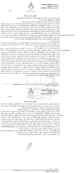 مزایده فروش ششدانگ یک قطعه محوطه به شماره پلاک ثبتی 2395 (دو هزار و سیصد و نود و پنج) فرعی از 1254 ، ملک با کاربری مسکونی، تجاری