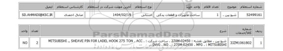 استعلام شیو پین .