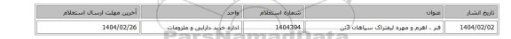 فنر ، اهرم و مهره لیفتراک سپاهان 3تن