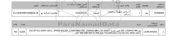 استعلام رولر