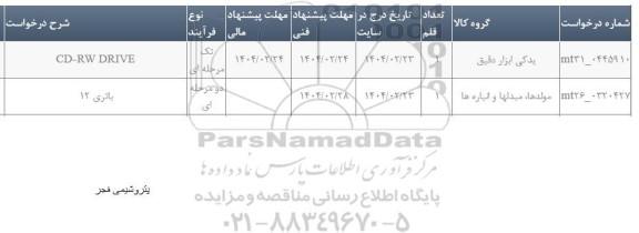 استعلام CD - RW DRIVE ...