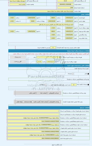 مزایده ، مزایده مرحله دوم  مغازه شماره سه خیابان بسیج