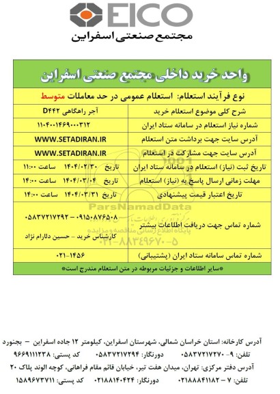 استعلام خرید آجر راهگاهی D442