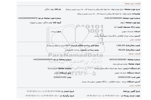 مزایده، پارچ و لیوان ،جا ادویه پلاستیکی و شیشه ای ، جا سیب زمینی و پیازی