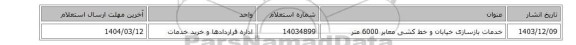 خدمات بازسازی خیابان و خط کشی معابر 6000 متر
