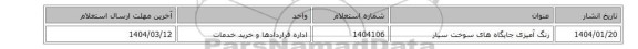 رنگ آمیزی جایگاه های سوخت سیار