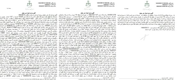 مزایده فروش یک قطعه مغازه به مساحت 15 مترمربع