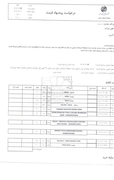 استعلام یونیت ADLE ....
