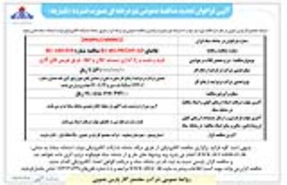 تجدید مناقصه خرید و نصب و راه اندازی سیستم اعلان و اطفاء حریق توربین های گازی