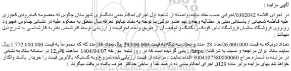 مزایده لباس کودک رنگانگ
