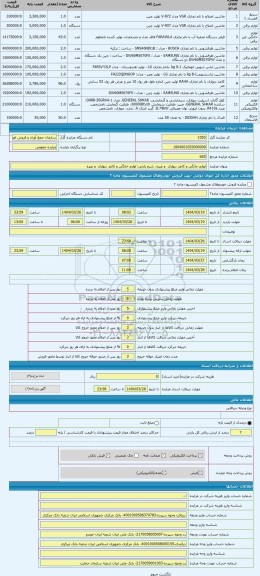 مزایده ، لوازم خانگی و کاغذ دیواری و غیره