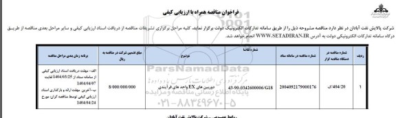 فراخوان ارزیابی کیفی دوربین های EX واحدهای فرآیندی