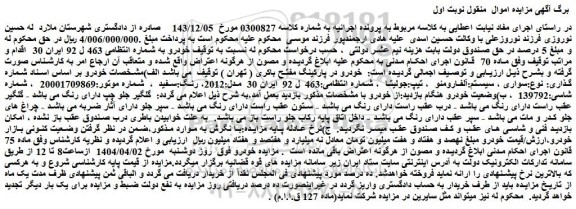 مزایده خودرو سواری ، سیستم:آلفارومئو ، تیپ:جولیتا