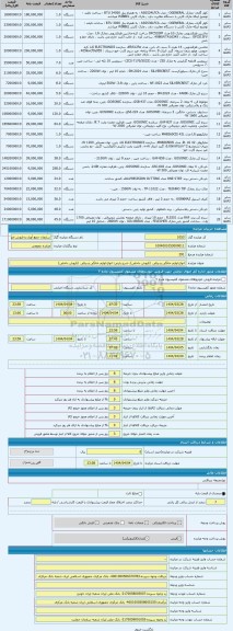 مزایده ، انواع لوازم خانگی و برقی (فروش داخلی)
