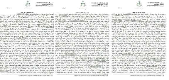 مزایده سه دانگ مشاع از ششدانگ یک قطعه آپارتمان مسکونی 