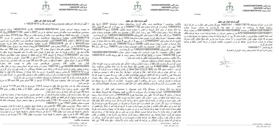 مزایده ششدانگ پلاک ثبتی 11115 فرعی از 90 اصلی 