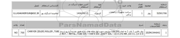 استعلام رولر