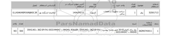 استعلام رولر