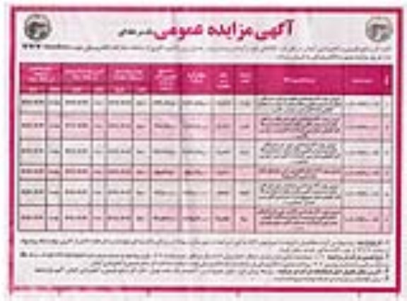مزایده فروش چوب آلات بازداشتی ...