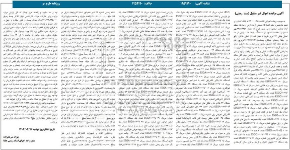 مزایده فروش مقدار 33584957 سهم مشاع از 24470760 سهم از ششدانگ پلاک 148 فرعی ...